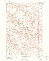 Pearl School Montana Historical topographic map, 1:24000 scale, 7.5 X 7.5 Minute, Year 1967