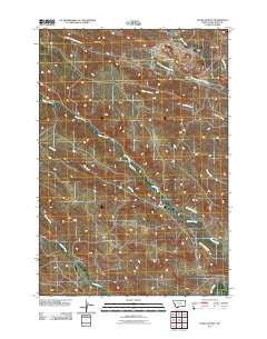 Pearl School Montana Historical topographic map, 1:24000 scale, 7.5 X 7.5 Minute, Year 2011