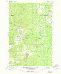 Peck Lake Montana Historical topographic map, 1:24000 scale, 7.5 X 7.5 Minute, Year 1965