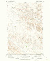Peerless 4 NE Montana Historical topographic map, 1:24000 scale, 7.5 X 7.5 Minute, Year 1973
