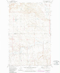 Peerless 4 SW Montana Historical topographic map, 1:24000 scale, 7.5 X 7.5 Minute, Year 1973