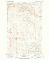 Peerless 4 SW Montana Historical topographic map, 1:24000 scale, 7.5 X 7.5 Minute, Year 1973