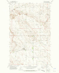 Peerless Montana Historical topographic map, 1:24000 scale, 7.5 X 7.5 Minute, Year 1973