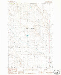 Pender Coulee Montana Historical topographic map, 1:24000 scale, 7.5 X 7.5 Minute, Year 1986