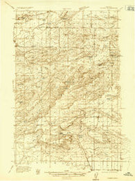 Pendroy Montana Historical topographic map, 1:48000 scale, 15 X 15 Minute, Year 1936