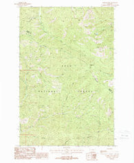 Penrose Peak Montana Historical topographic map, 1:24000 scale, 7.5 X 7.5 Minute, Year 1988