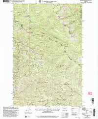 Penrose Peak Montana Historical topographic map, 1:24000 scale, 7.5 X 7.5 Minute, Year 1999