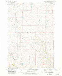 Pentecost Reservoir Montana Historical topographic map, 1:24000 scale, 7.5 X 7.5 Minute, Year 1982