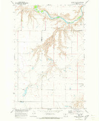 Penzer School Montana Historical topographic map, 1:24000 scale, 7.5 X 7.5 Minute, Year 1970