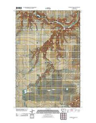 Penzer School Montana Historical topographic map, 1:24000 scale, 7.5 X 7.5 Minute, Year 2011