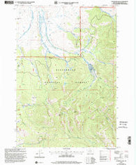 Peterson Lake Montana Historical topographic map, 1:24000 scale, 7.5 X 7.5 Minute, Year 1997