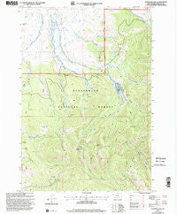Peterson Lake Montana Historical topographic map, 1:24000 scale, 7.5 X 7.5 Minute, Year 1997