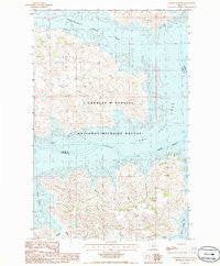 Peterson Point Montana Historical topographic map, 1:24000 scale, 7.5 X 7.5 Minute, Year 1985