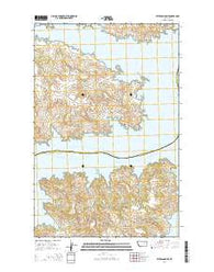 Peterson Point Montana Current topographic map, 1:24000 scale, 7.5 X 7.5 Minute, Year 2014