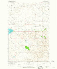 Petrolia Lake Montana Historical topographic map, 1:24000 scale, 7.5 X 7.5 Minute, Year 1963