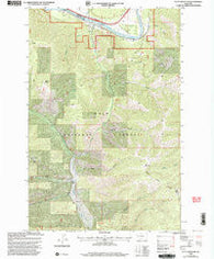 Petty MountaIn Montana Historical topographic map, 1:24000 scale, 7.5 X 7.5 Minute, Year 1999