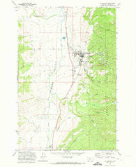 Philipsburg Montana Historical topographic map, 1:24000 scale, 7.5 X 7.5 Minute, Year 1971