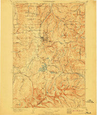 Philipsburg Montana Historical topographic map, 1:125000 scale, 30 X 30 Minute, Year 1908