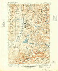 Philipsburg Montana Historical topographic map, 1:125000 scale, 30 X 30 Minute, Year 1908