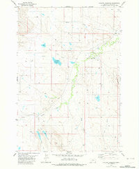Phillippi Reservoir Montana Historical topographic map, 1:24000 scale, 7.5 X 7.5 Minute, Year 1982