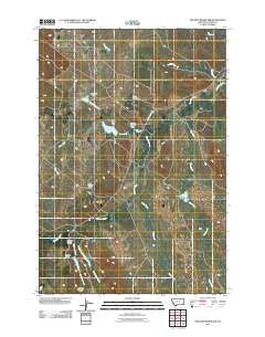 Phillippi Reservoir Montana Historical topographic map, 1:24000 scale, 7.5 X 7.5 Minute, Year 2011