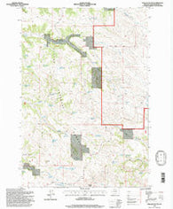 Phillips Butte Montana Historical topographic map, 1:24000 scale, 7.5 X 7.5 Minute, Year 1995