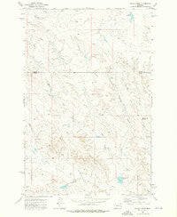 Physic Creek Montana Historical topographic map, 1:24000 scale, 7.5 X 7.5 Minute, Year 1972