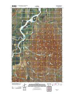 Piche Montana Historical topographic map, 1:24000 scale, 7.5 X 7.5 Minute, Year 2011