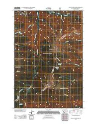 Picket Pin Mountain Montana Historical topographic map, 1:24000 scale, 7.5 X 7.5 Minute, Year 2011