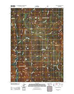 Pika Point Montana Historical topographic map, 1:24000 scale, 7.5 X 7.5 Minute, Year 2011