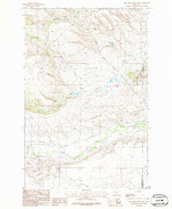 Pike Creek Hills West Montana Historical topographic map, 1:24000 scale, 7.5 X 7.5 Minute, Year 1986