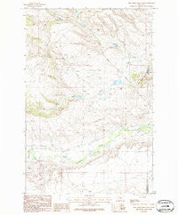 Pike Creek Hills West Montana Historical topographic map, 1:24000 scale, 7.5 X 7.5 Minute, Year 1986