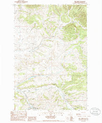 Pike Creek Montana Historical topographic map, 1:24000 scale, 7.5 X 7.5 Minute, Year 1985