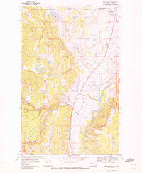 Pike Lake Montana Historical topographic map, 1:24000 scale, 7.5 X 7.5 Minute, Year 1968