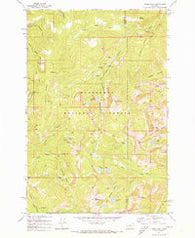 Pikes Peak Montana Historical topographic map, 1:24000 scale, 7.5 X 7.5 Minute, Year 1971