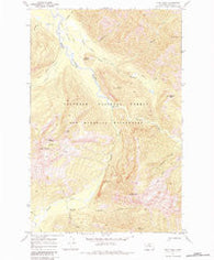 Pilot Peak Montana Historical topographic map, 1:24000 scale, 7.5 X 7.5 Minute, Year 1970