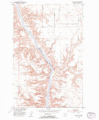 Pilot Rock Montana Historical topographic map, 1:24000 scale, 7.5 X 7.5 Minute, Year 1953