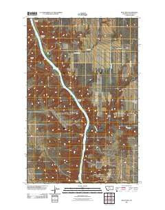 Pilot Rock Montana Historical topographic map, 1:24000 scale, 7.5 X 7.5 Minute, Year 2011