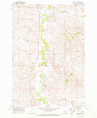 Pine Creek Montana Historical topographic map, 1:24000 scale, 7.5 X 7.5 Minute, Year 1970