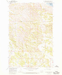 Pine Grove School Montana Historical topographic map, 1:24000 scale, 7.5 X 7.5 Minute, Year 1965