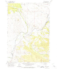 Pine Hill Montana Historical topographic map, 1:24000 scale, 7.5 X 7.5 Minute, Year 1962