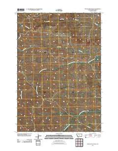 Pine Butte School Montana Historical topographic map, 1:24000 scale, 7.5 X 7.5 Minute, Year 2011