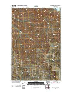 Pine Grove School Montana Historical topographic map, 1:24000 scale, 7.5 X 7.5 Minute, Year 2011