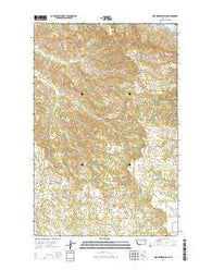 Pine Grove School Montana Current topographic map, 1:24000 scale, 7.5 X 7.5 Minute, Year 2014
