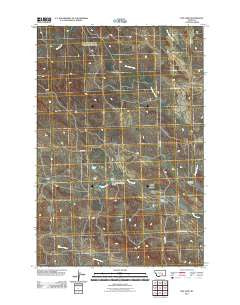 Pine View Montana Historical topographic map, 1:24000 scale, 7.5 X 7.5 Minute, Year 2011