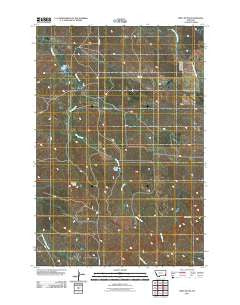 Piney Butte Montana Historical topographic map, 1:24000 scale, 7.5 X 7.5 Minute, Year 2011