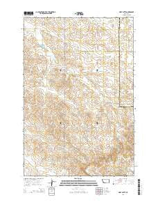 Piney Butte Montana Current topographic map, 1:24000 scale, 7.5 X 7.5 Minute, Year 2014