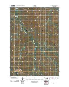 Piney Butte SW Montana Historical topographic map, 1:24000 scale, 7.5 X 7.5 Minute, Year 2011