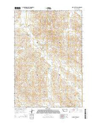 Piney Butte SW Montana Current topographic map, 1:24000 scale, 7.5 X 7.5 Minute, Year 2014