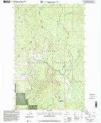 Pink Mountain Montana Historical topographic map, 1:24000 scale, 7.5 X 7.5 Minute, Year 1997